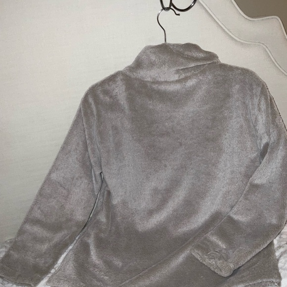 Rafaella weekend cozy sherpa petite small sweater tunic neck - Picture 4 of 7